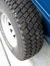Wrangler tyre and wheel