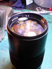 RMC Tokina 200mm 1:3.5 zoom, M42 mount Camera Lens