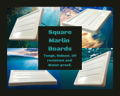square fiberglass marlin boards