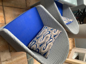 Wicker outdoor chairs 