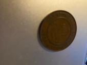 1935 one penny coin